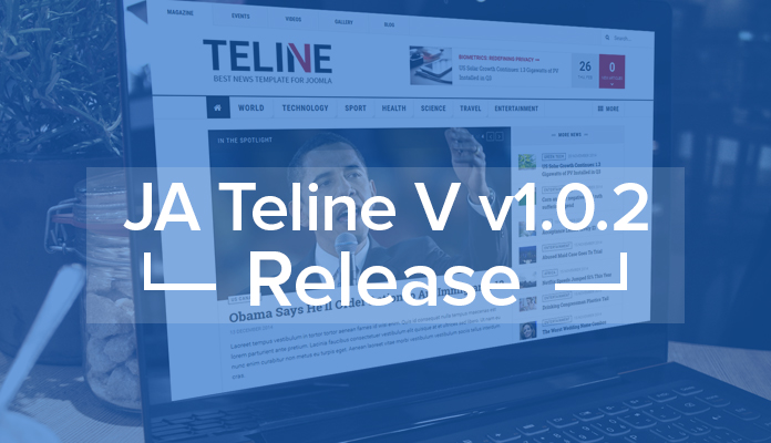 Best Joomla News template for Joomla 3 - JA Teline V v1.0.2 release
