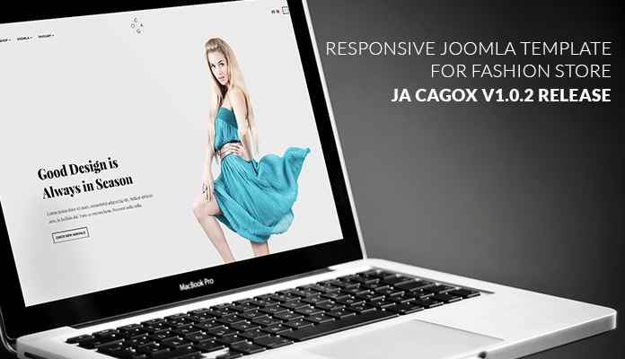 Responsive Joomla template: JA Cagox v1.0.2 release