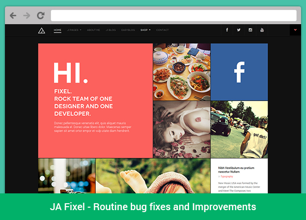 JA Fixel - Bugs fixed & improvement releases