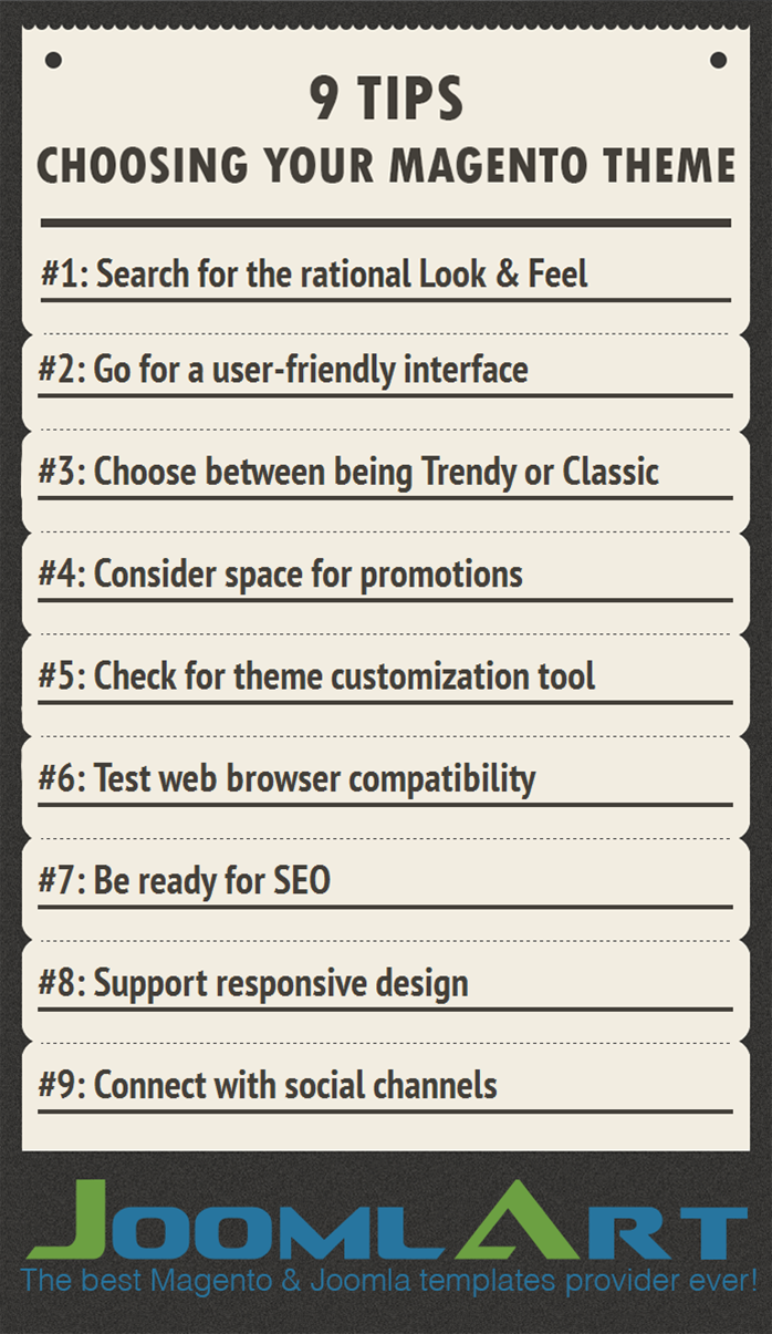 9 Tips to choose a Magento Theme for your eCommerce Magento store
