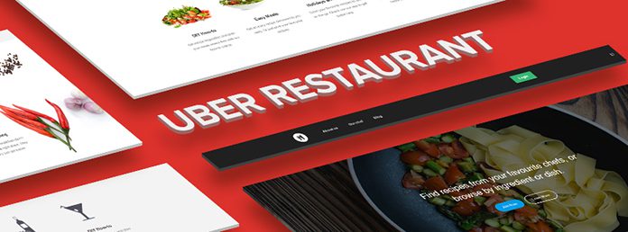 Responsive site template for Restaurant