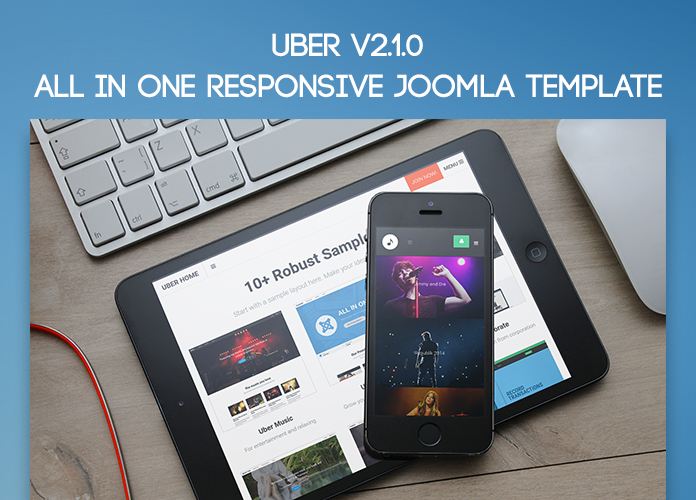 March review: Uber v2.1.0 All in one responsive Joomla template