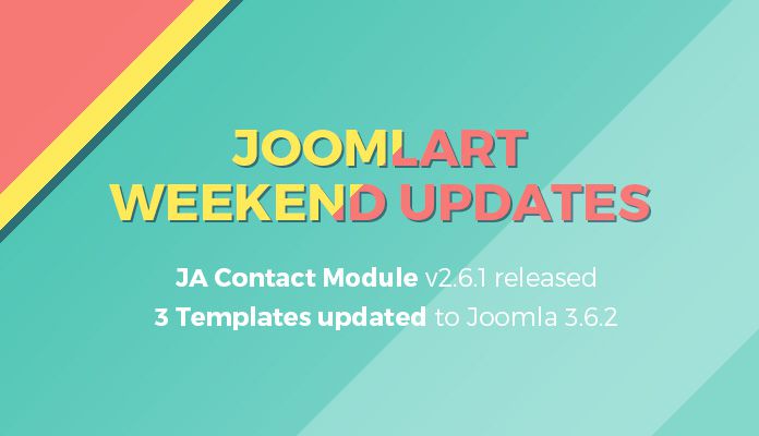 Joomla 3.6.2 updates