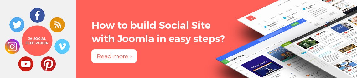 build Joomla social sites in easy steps