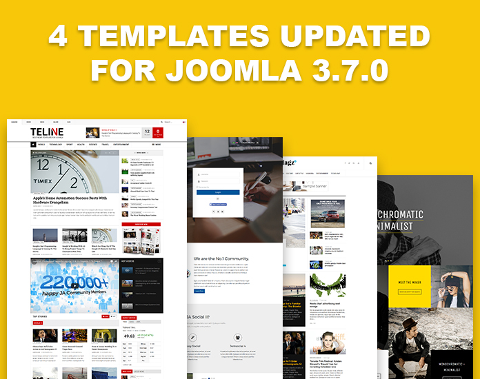 Joomla templates for Joomla 3.7