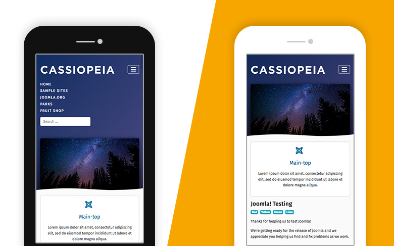 Joomla 4 responsive template