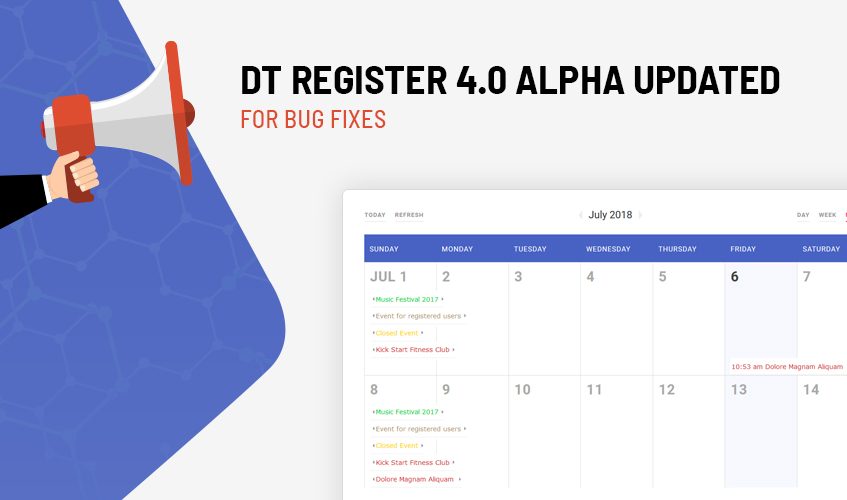DT Register joomla event registration alpha released