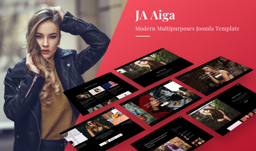 multipurpose Joomla template for model and fashion websites