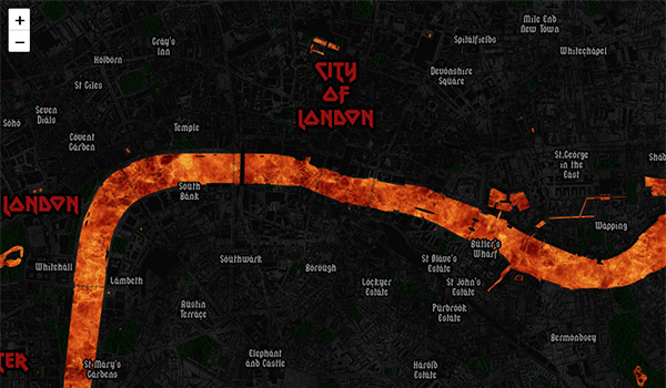 Spinal Map style - JA open street map