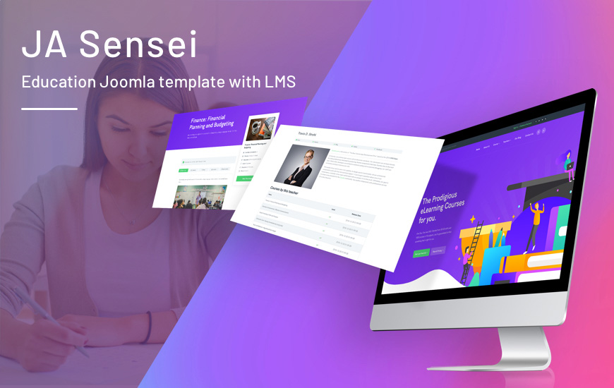  best education Joomla template with LMS 