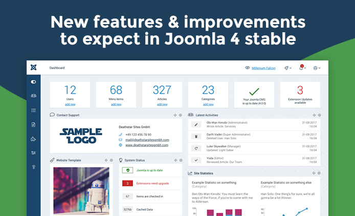 joomla 4 new features and improvements