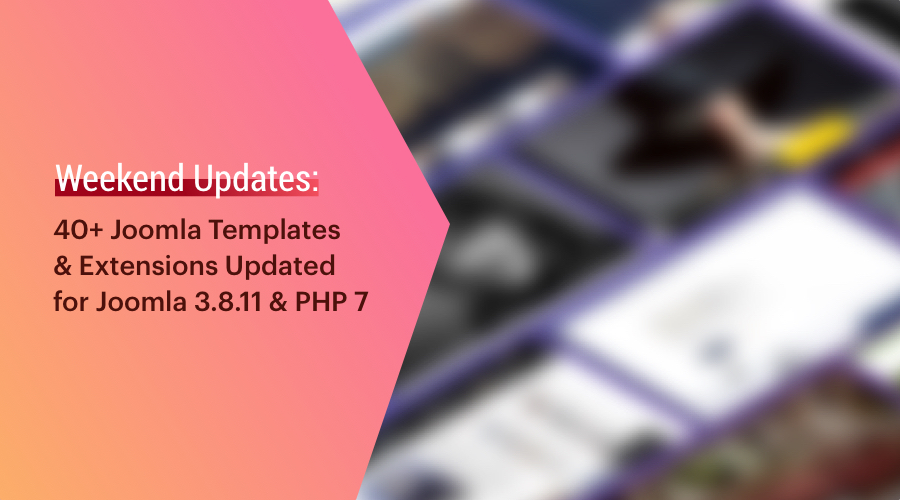20+ Shape 5 templates and extensions updated for latest Joomla and bug fixes
