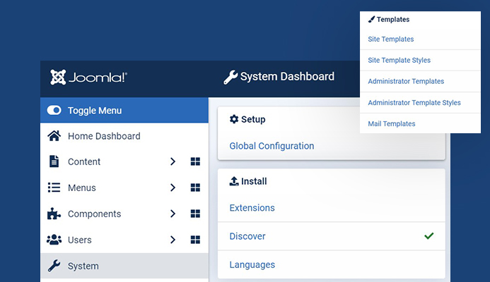 mail template component in Joomla 4 