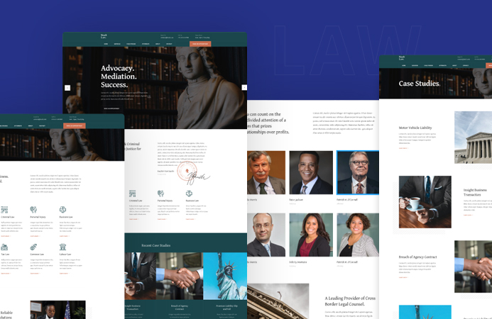 Joomla template for law firm