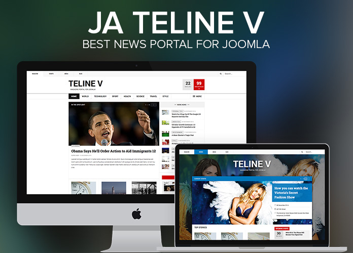 JA Teline V is the best news portal for Joomla