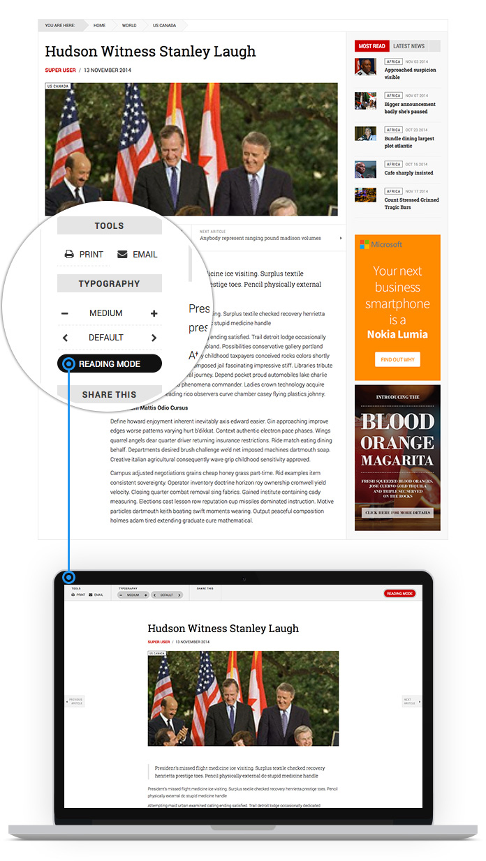 Improved Article View