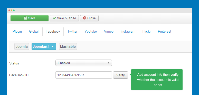 Account setting