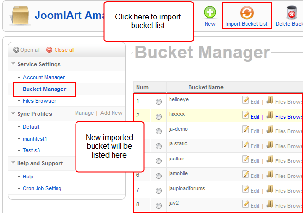 Bucket list manager