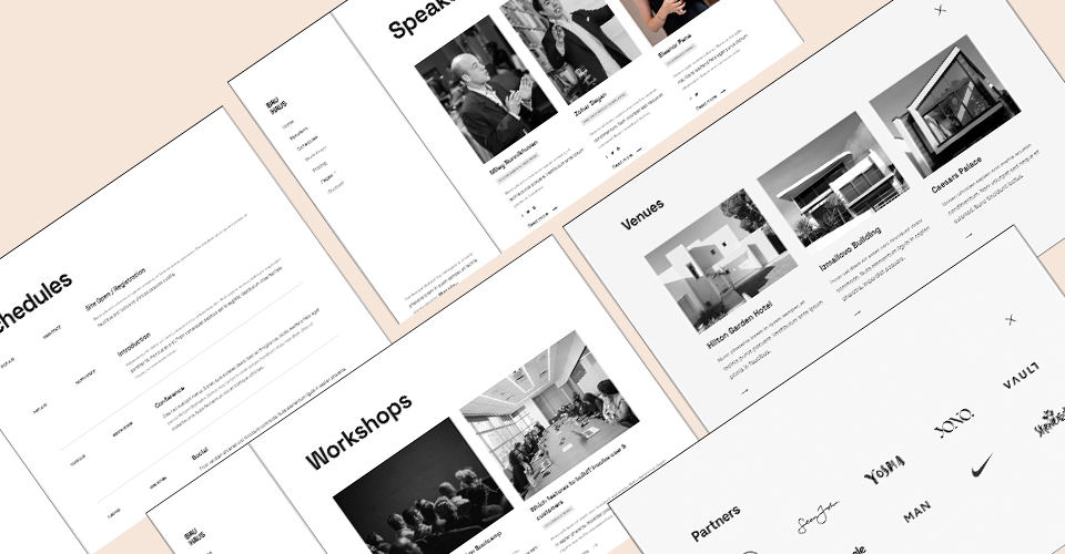 Joomla events and conference template