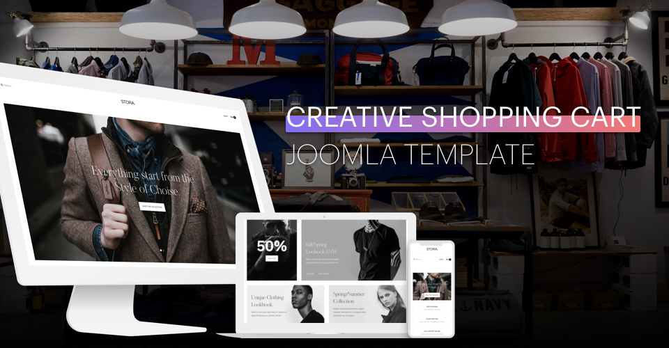 creative ecommerce joomla template