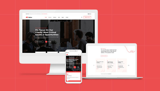 responsive consulting business Joomla template
