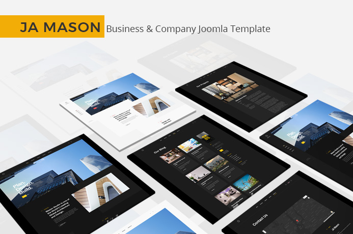Creative Joomla Template for Business and Company websites 