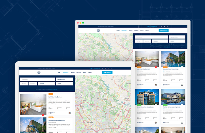 joomla real estate template properties layouts
