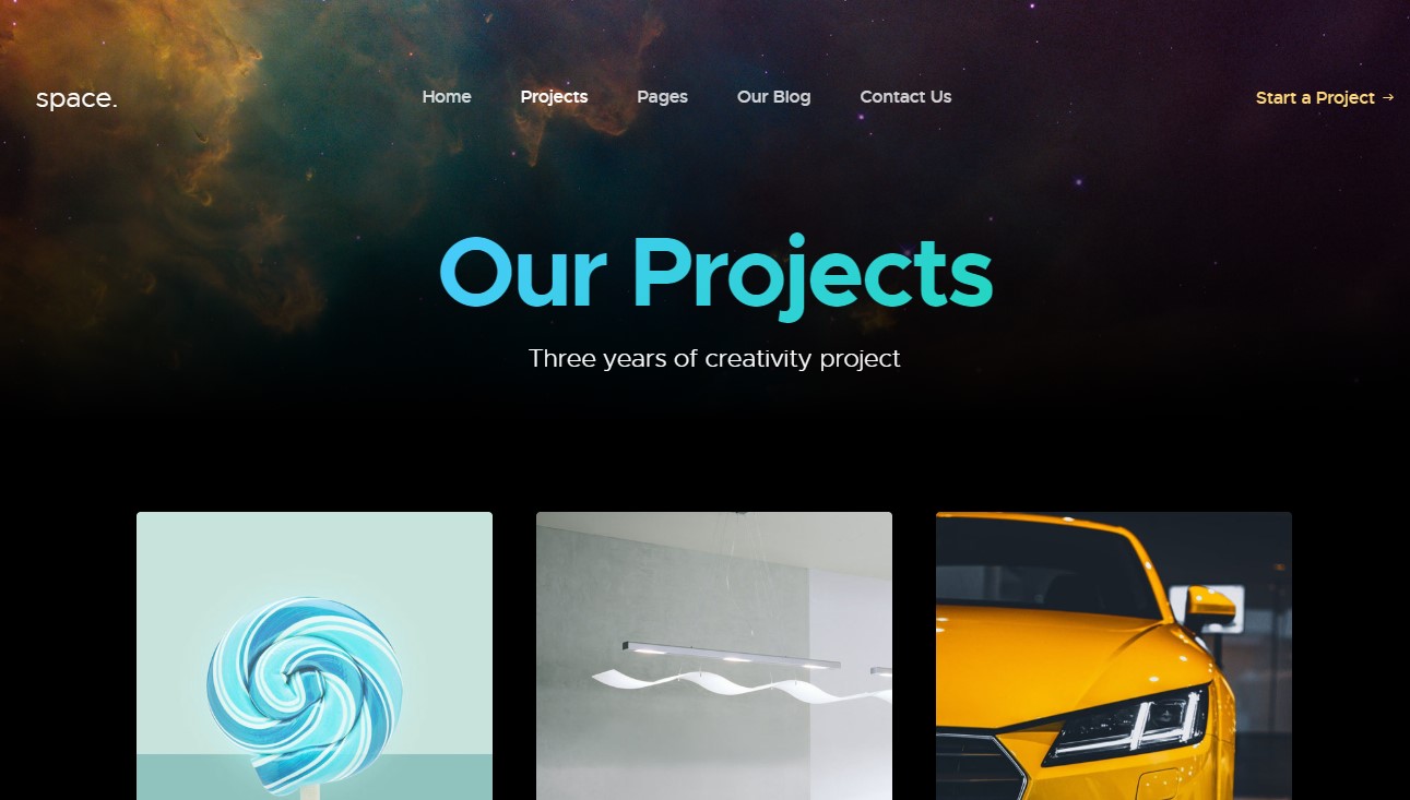 our project page JA Space