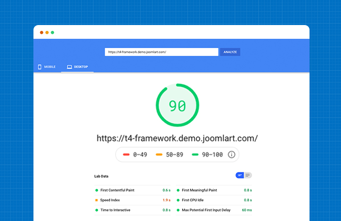 T4 Joomla template framework performance