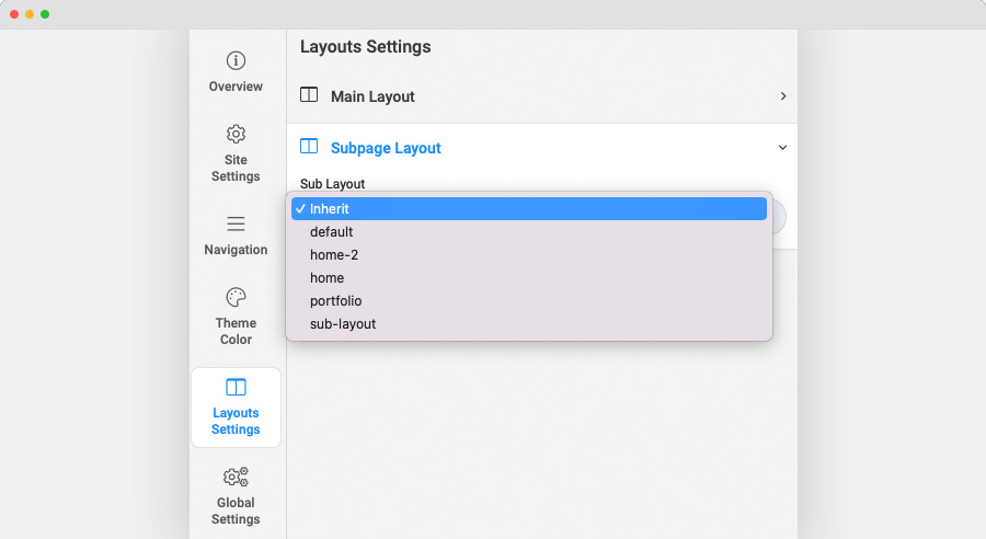 Joomla template layout configuration