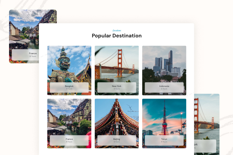 Joomla Template for travel locations