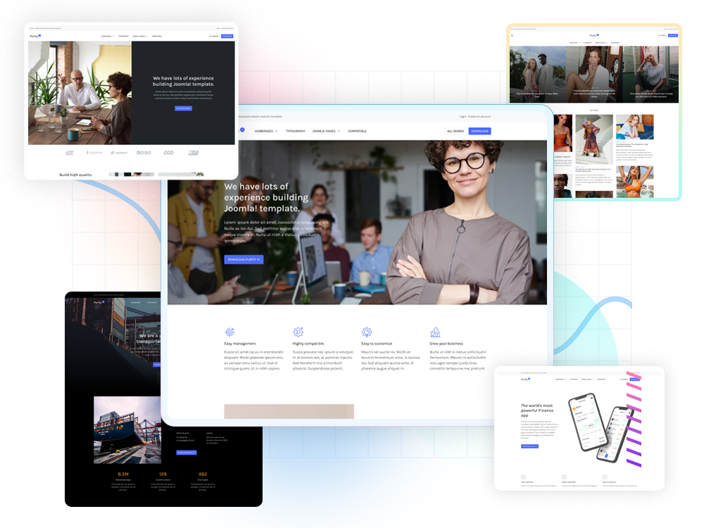 free joomla template for business and corporate