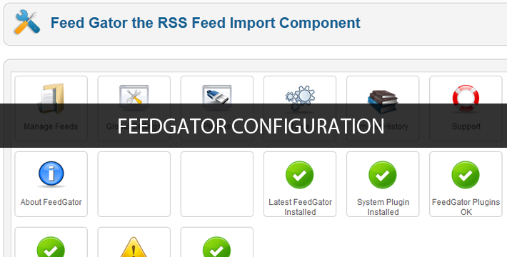 JA Wall Insight #11: FeedGator Configuration