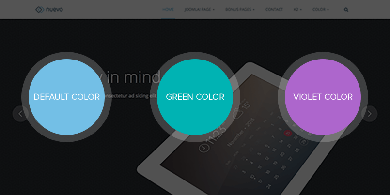 multiple color themes