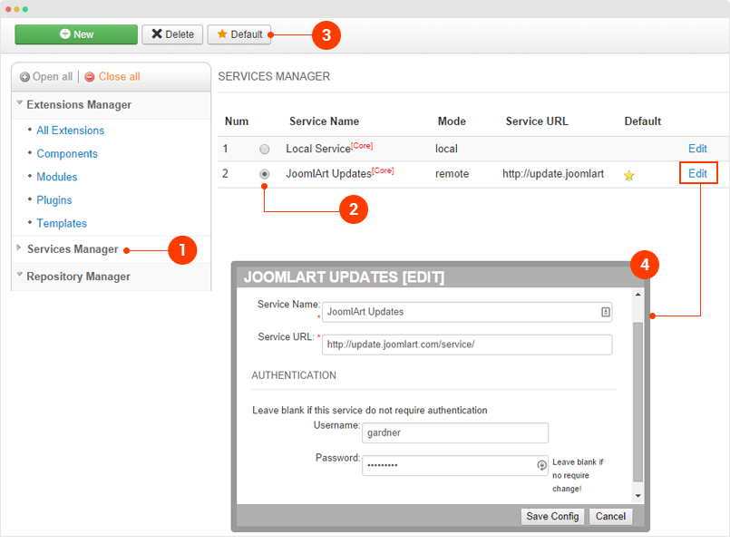 JA Aiga Joomla template documentation