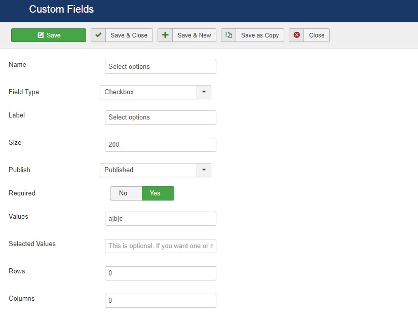 dth donate custom fields