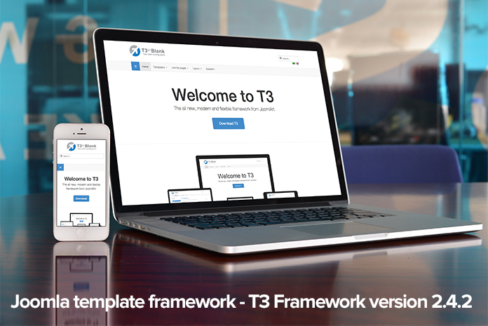 Joomla template framework: T3 Framework v2.4.2 release