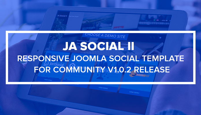 The Best responsive Joomla template for social - JA Social II version 1.0.2