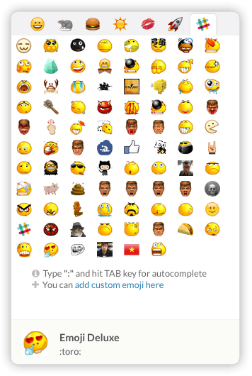 slack add custom emoji