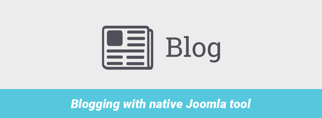 Joomla custom blog