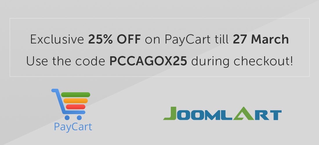 Exclusive offer from PayCart team