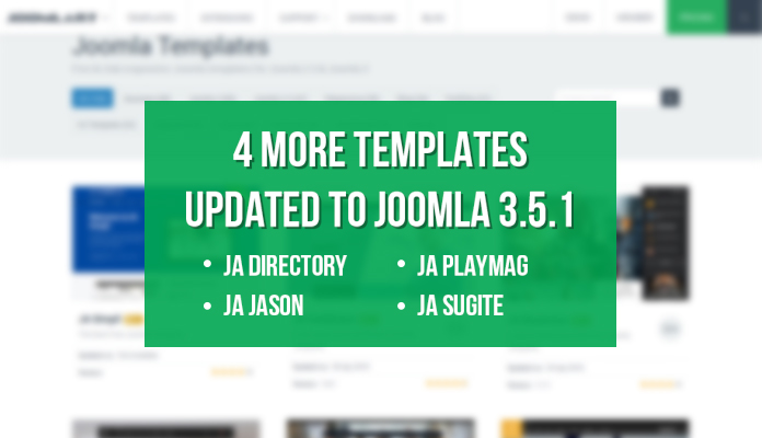 Joomla 3.5.1 update