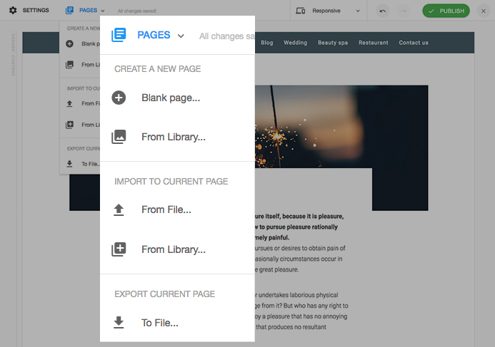 improved page management