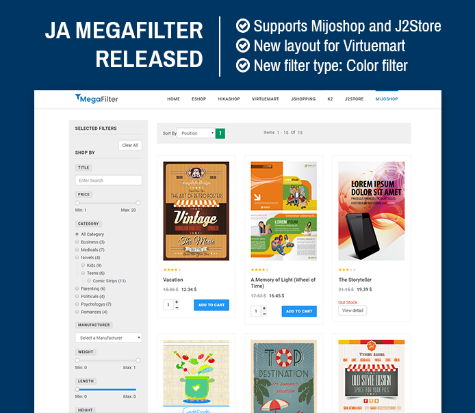 JA Megafilter release