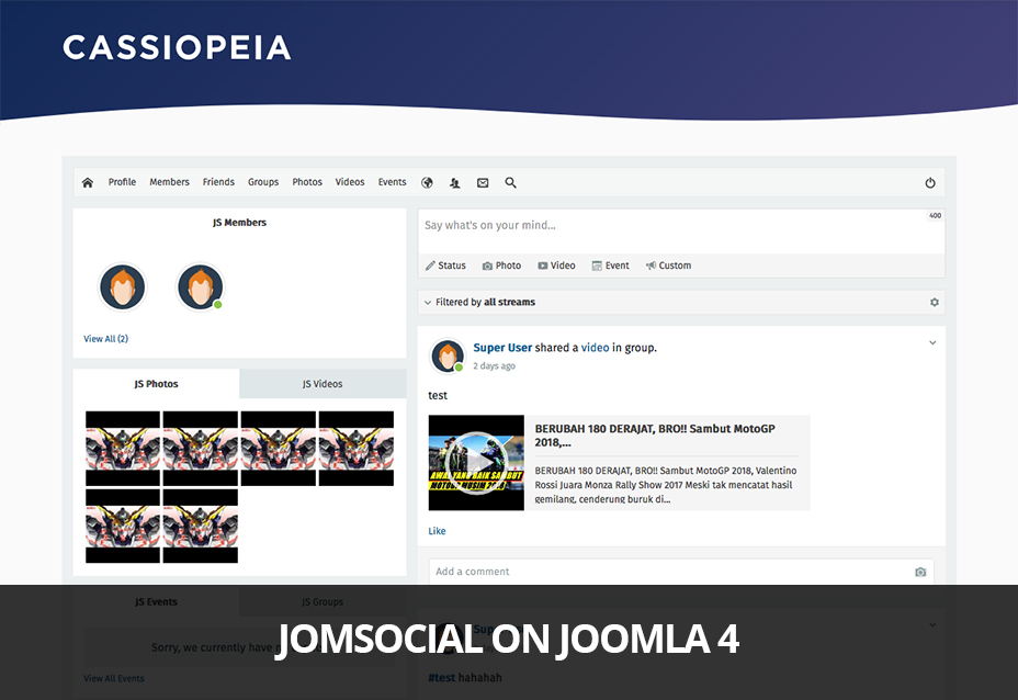 jomsocial and joomla 4