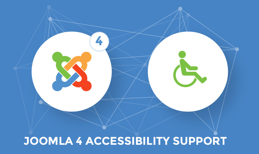 joomla 4 accessibility support 