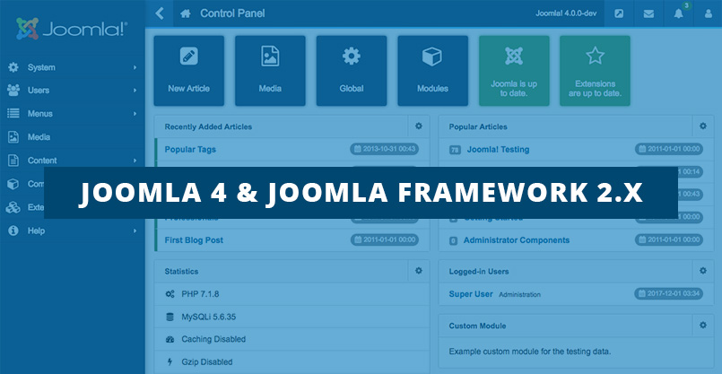 Joomla 4 and Joomla framework 2.0