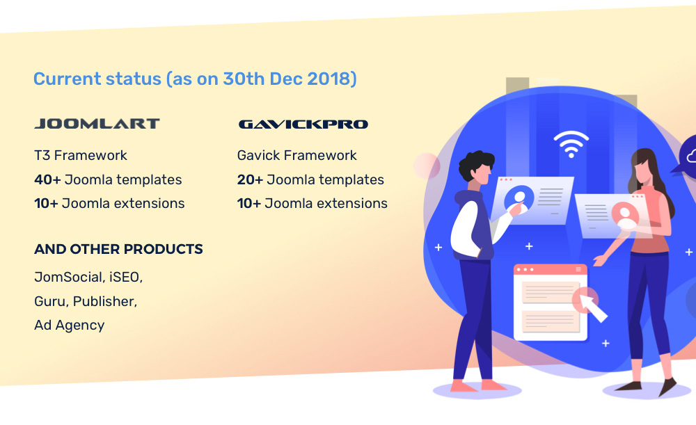 Joomla 4 templates and extensions updates