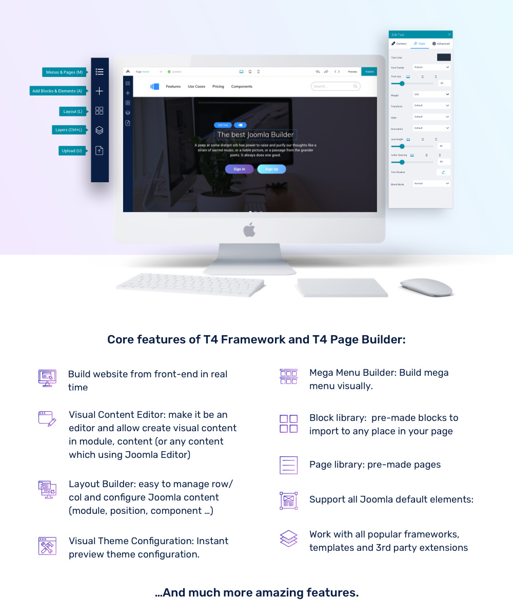 T4 Joomla framework