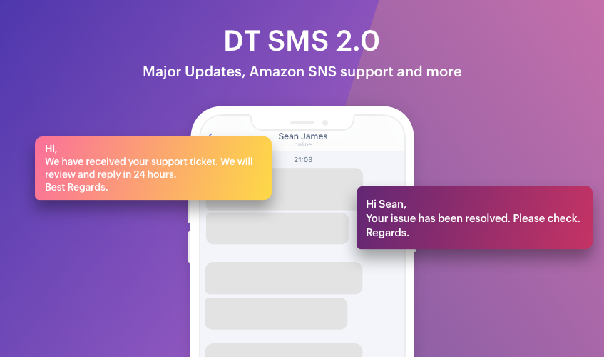 DT sms Joomla automate sms extension